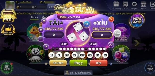 Tài xỉu online là một trong những trò chơi cực kỳ phổ biến trong giới game chơi trực tuyến